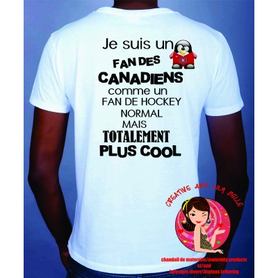 T-shirt Fan Canadien Cool 4084